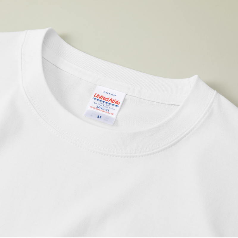 首リブは丈夫なダブルステッチ始末